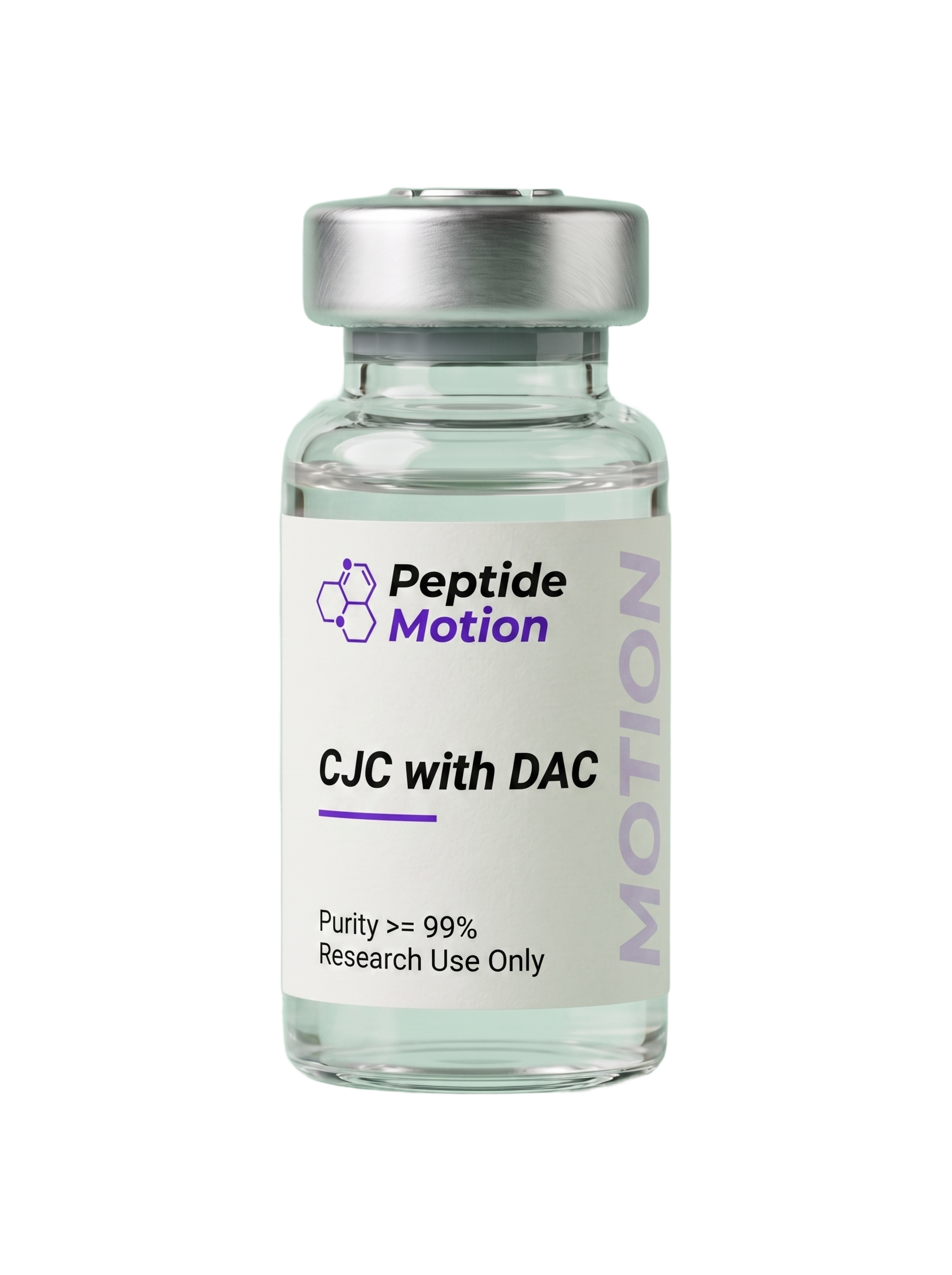 CJC with DAC research peptide vial