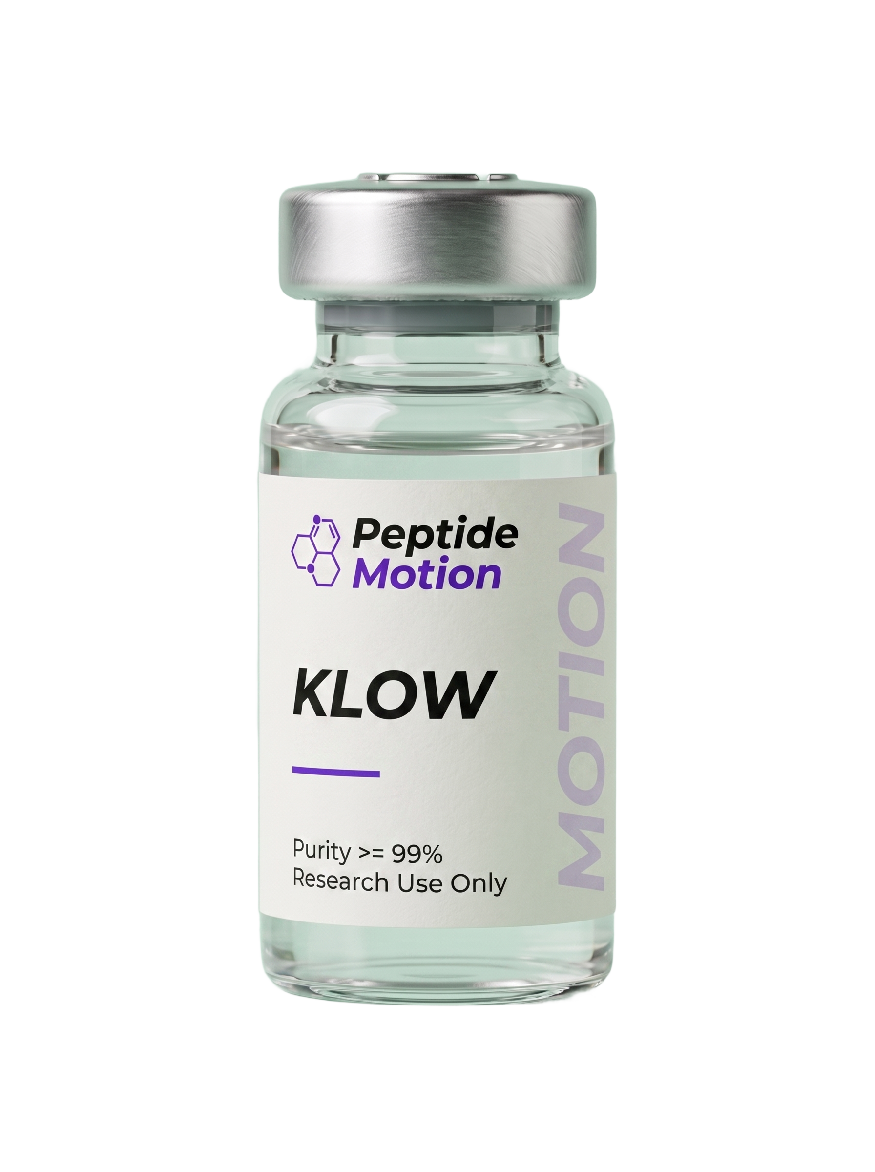 KLOW research peptide vial