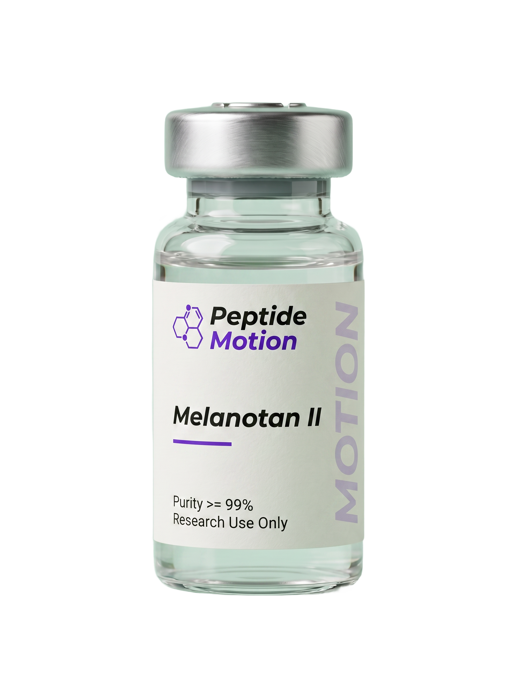 Melanotan II research peptide vial