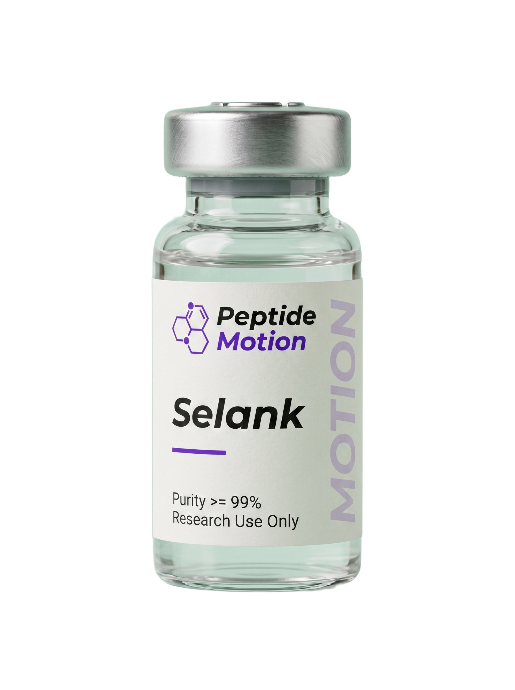 Selank research peptide vial