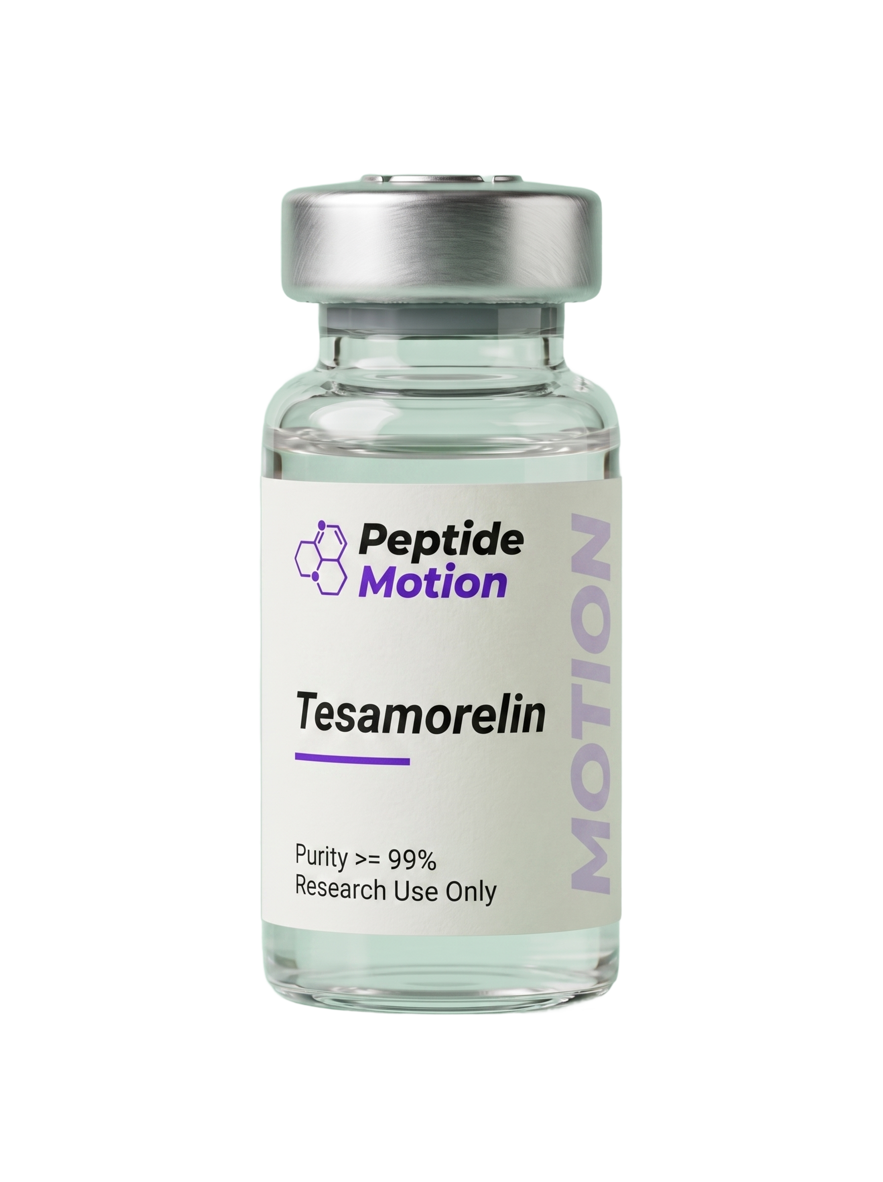 Tesamorelin research peptide vial